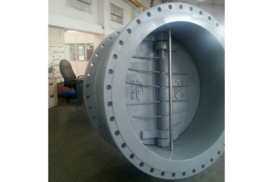 Supplied 1500mm Dual Plate Check Valve