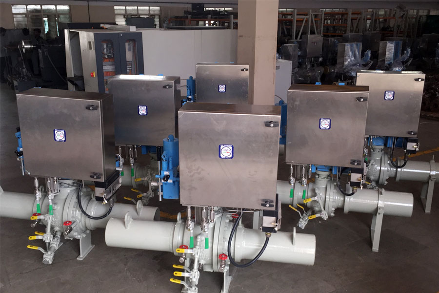 Successfully delivers 40 Nos of Gas Powered Actuated Ball Valve